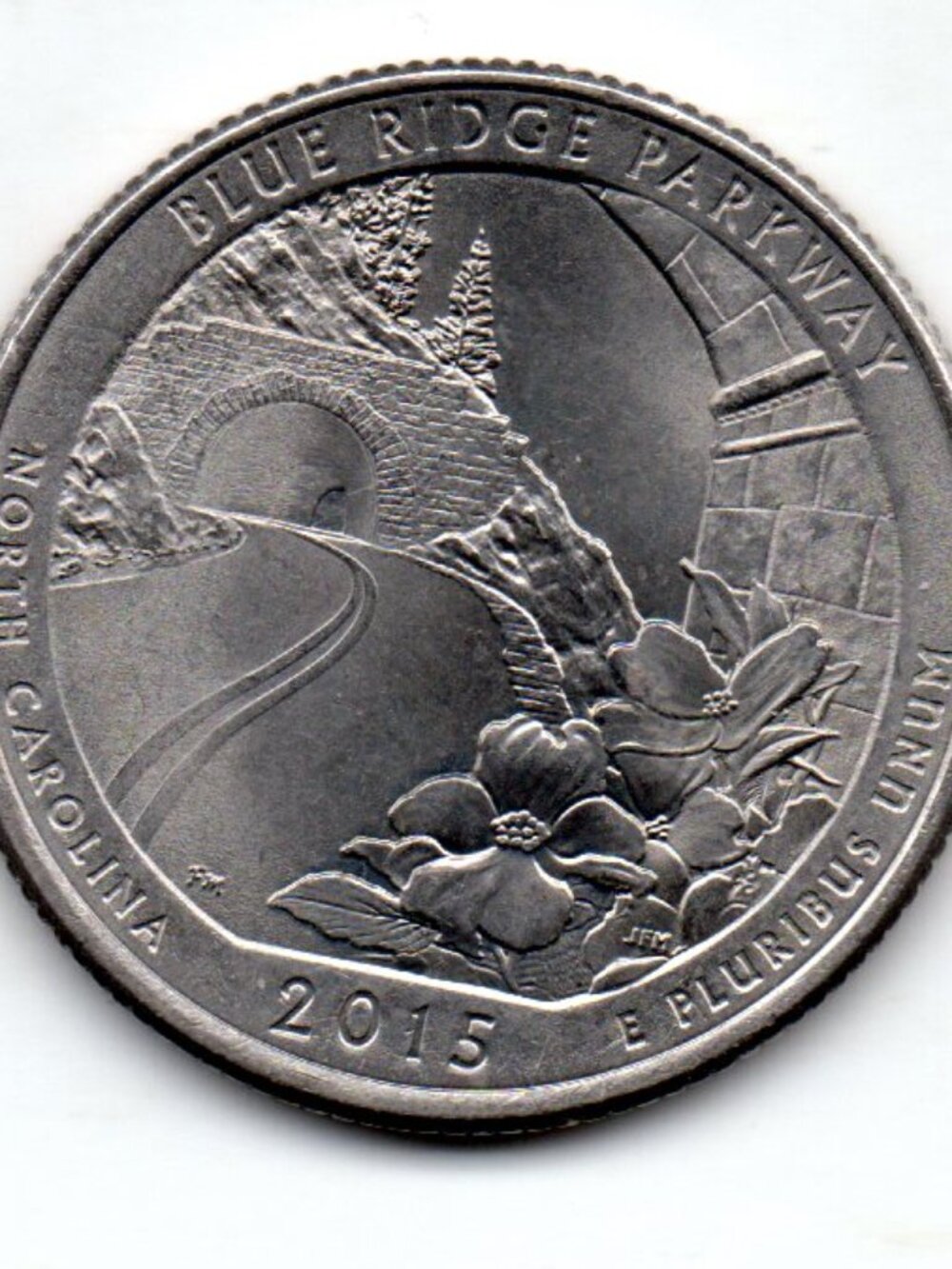 2015 P North Carolina Blue Ridge Parkway Quarter
